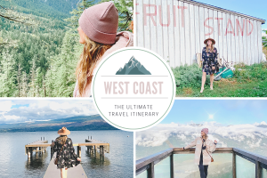 girl travels British Columbia, Canada